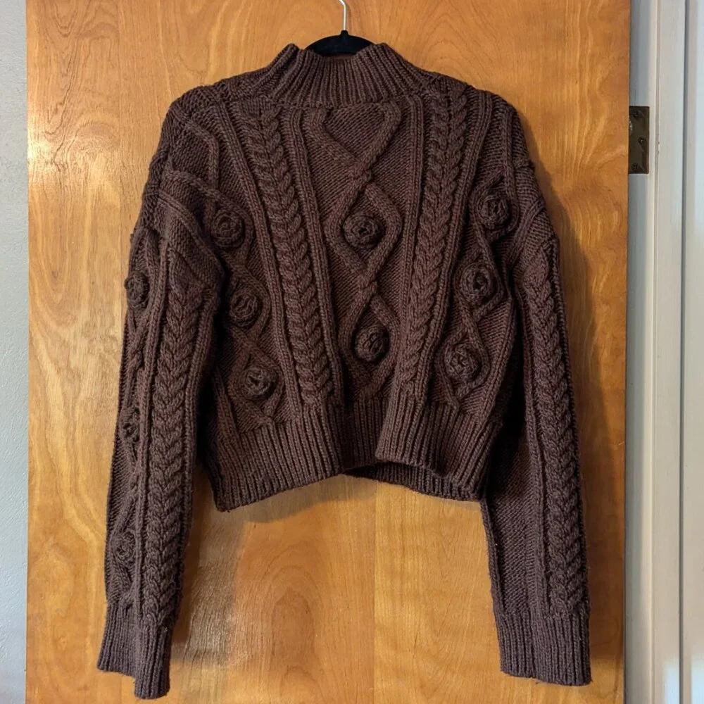 Zara Brown Sweater - Picture 6 of 8